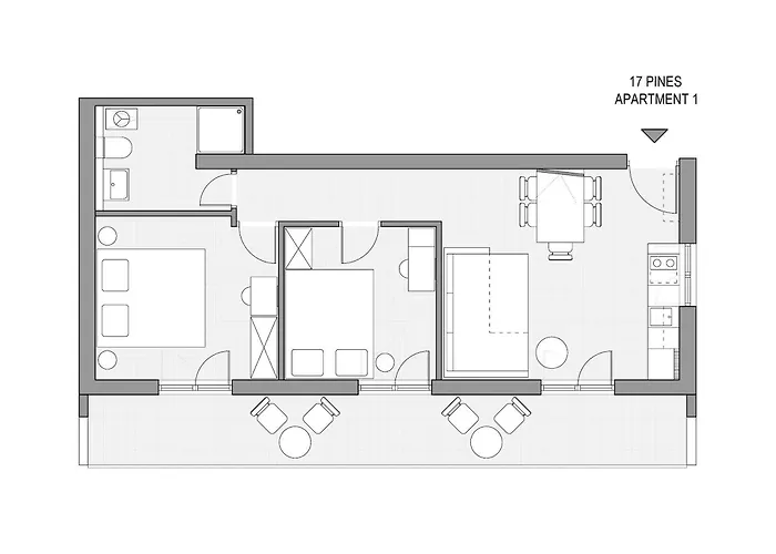 Apartamento 17 Pines *